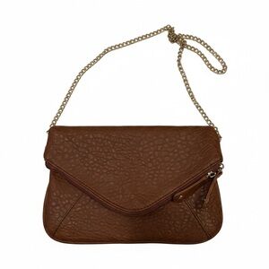 Elegant Brown Leather Crossbody Bag